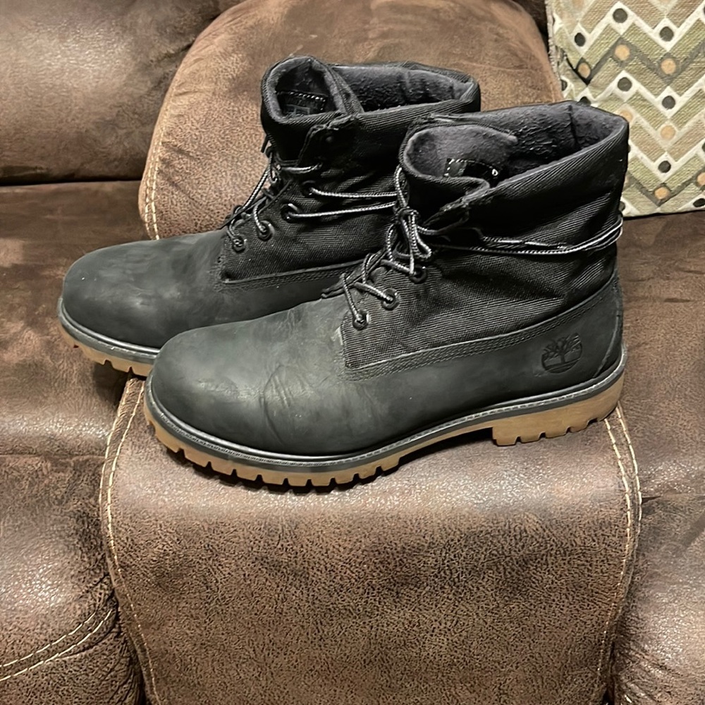 Mens roll down timberland boots